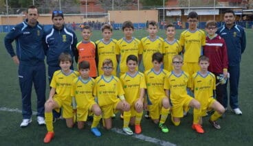 equipo alevin a del fb denia