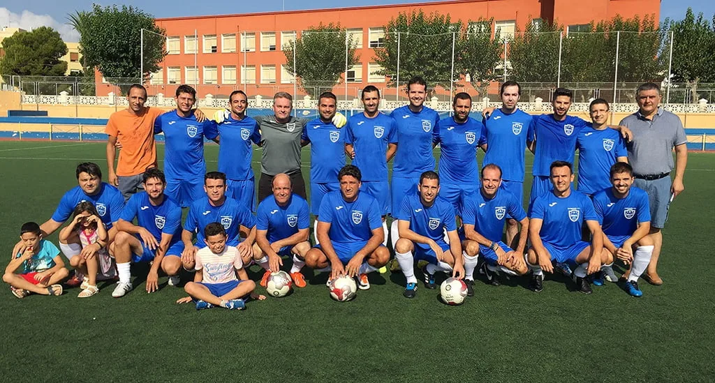 El CF Calpe Veteranos equipo revelación de la segunda fase de la liga de Veteranos 3 equipo denia veteranos