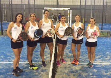 equipo femenino de padel del ct denia