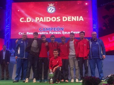 equipo infantil del paidos denia