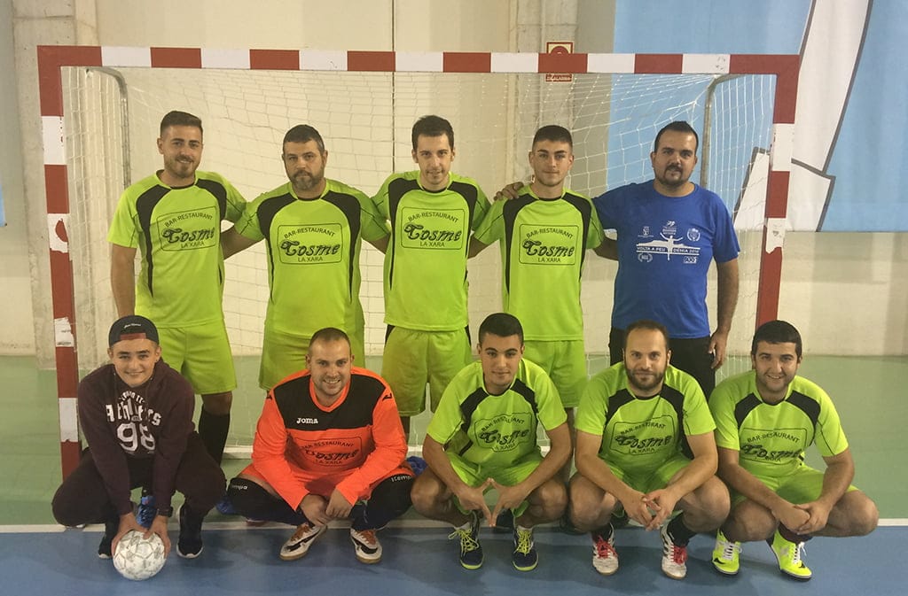 El conjunto del FS Moraira toma clara ventaja al frente de liga Plata de Acydma 1 equipo la xara futsal