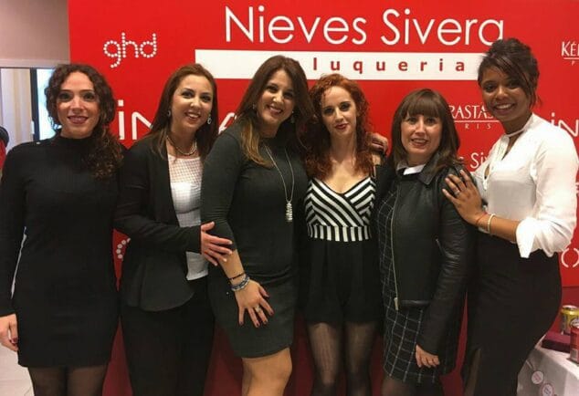 equipo nieves sivera peluqueria