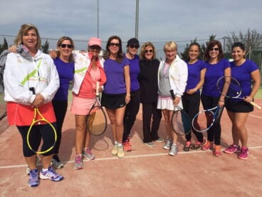equipo veteranas 40 del ct denia