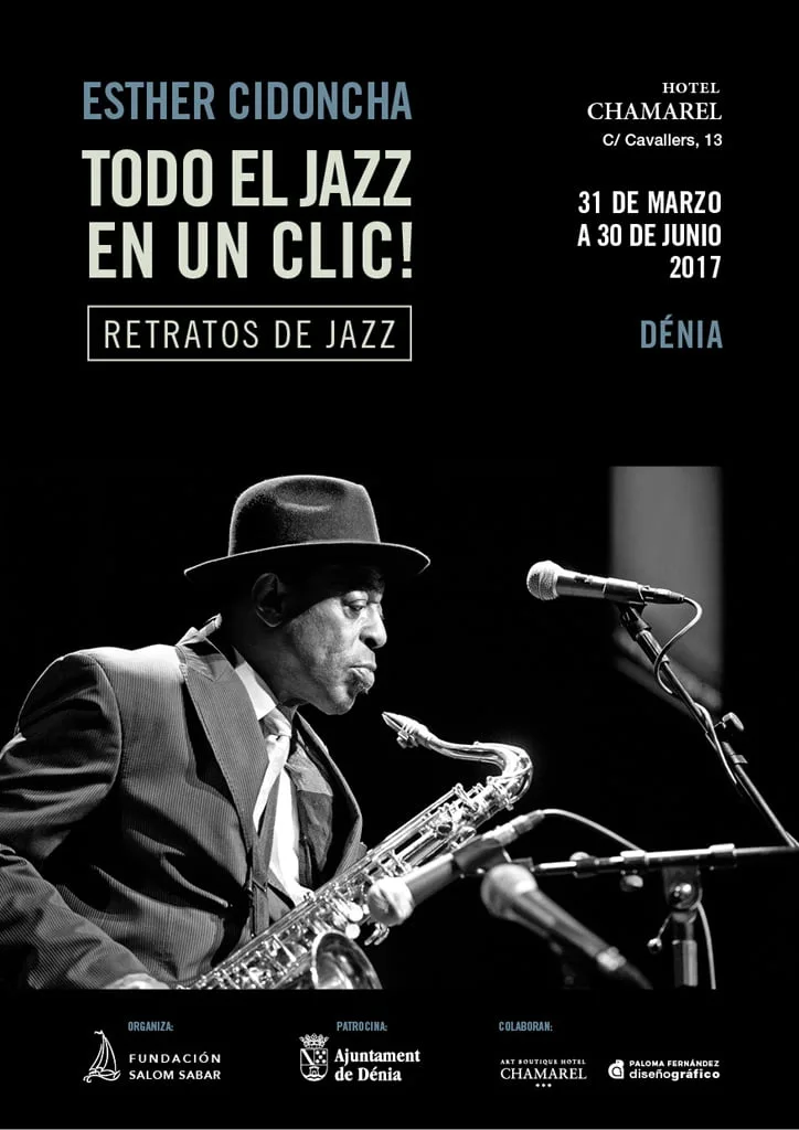 Inauguración de la exposición "Esther Cidoncha. Todo el jazz en un clic!" con concierto de Joan Vicens Trío 1 exposicion de jazz de esther cidoncha