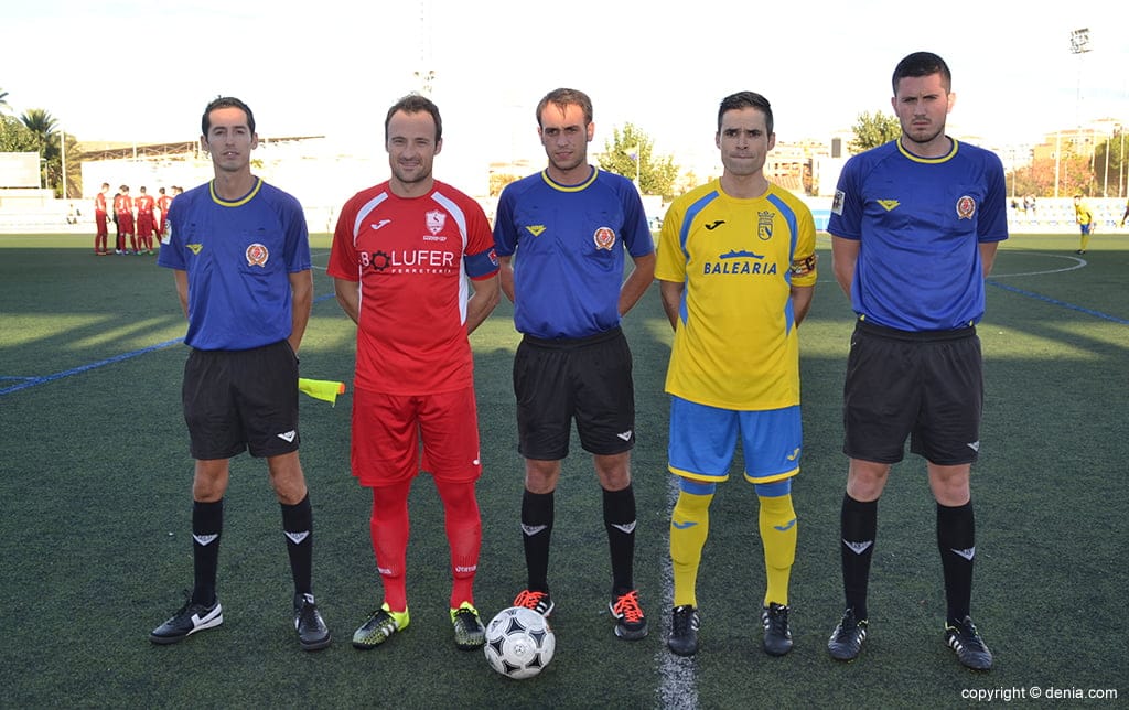 CD Dénia y Pego CF llegan muy necesitados de puntos al derbi 2 frede y carlos ribes capitanes con el trio arbitral