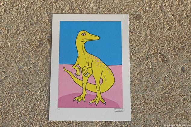 ilustracion dinosaurio san i vila