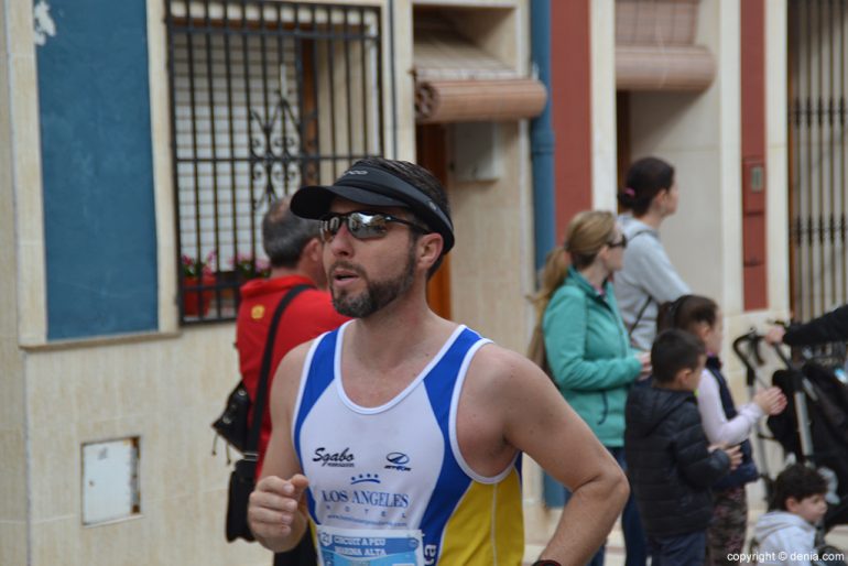 Jaime Donderis durante la carrera