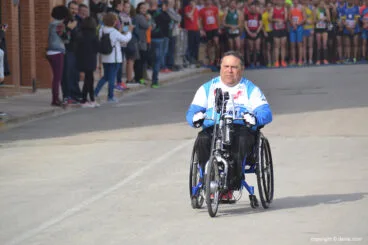 José Miguel Avellá en el momento de la salida