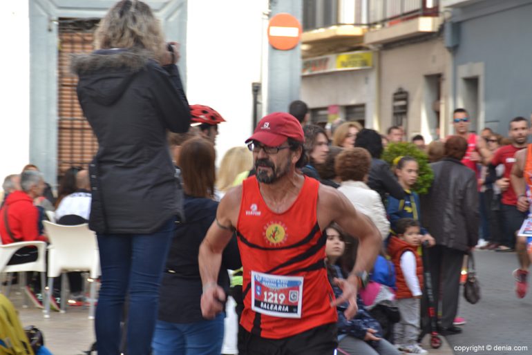 Josep Catalá durante la carrera