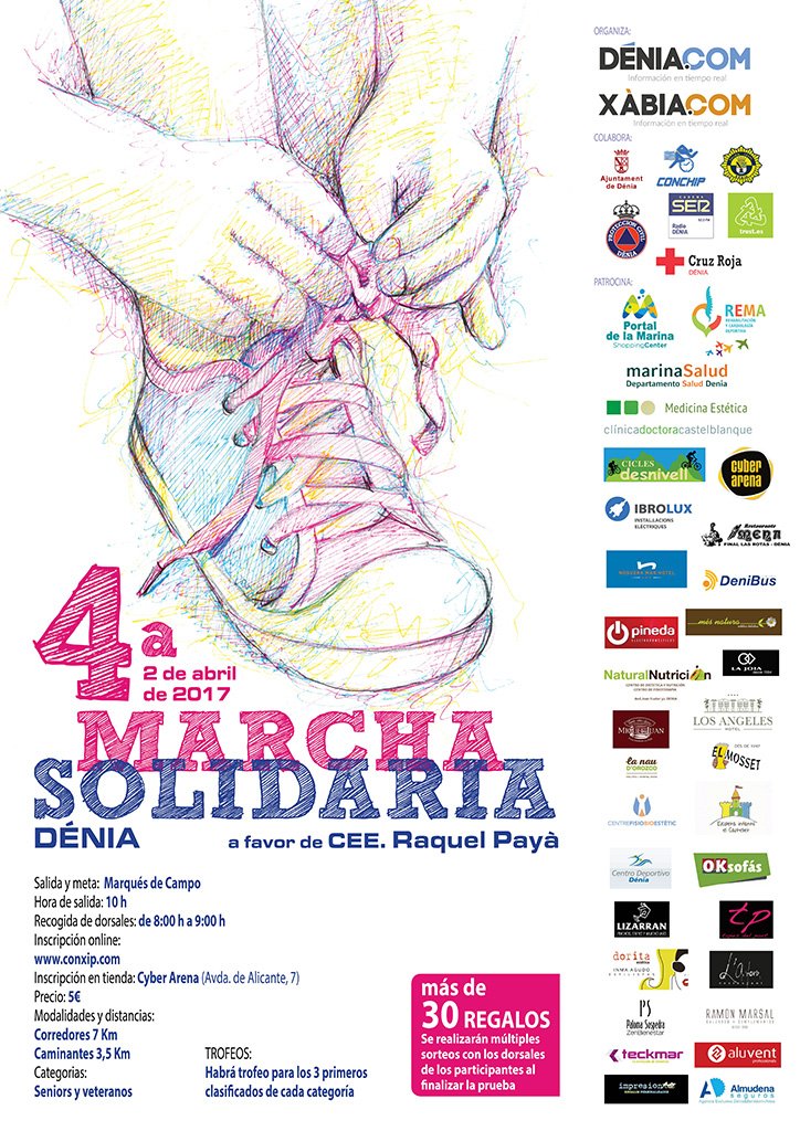 4ª Marcha Solidaria Dénia.com a favor del CEE Raquel Payà
