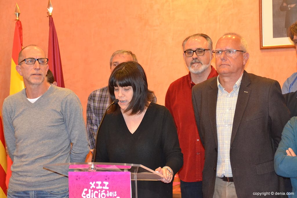 mariam tamarit durante su discurso