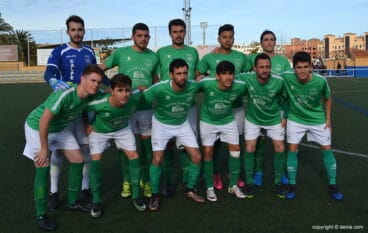 Once del Calpe CF ante el CD Dénia