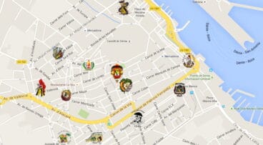 plano de las fallas de denia