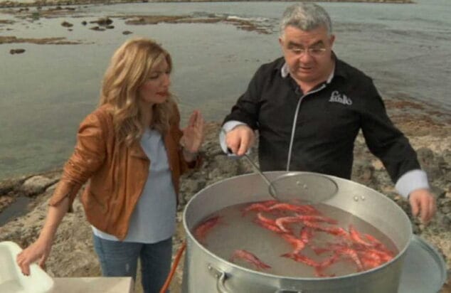 reportaje sobre la gamba roja en tve