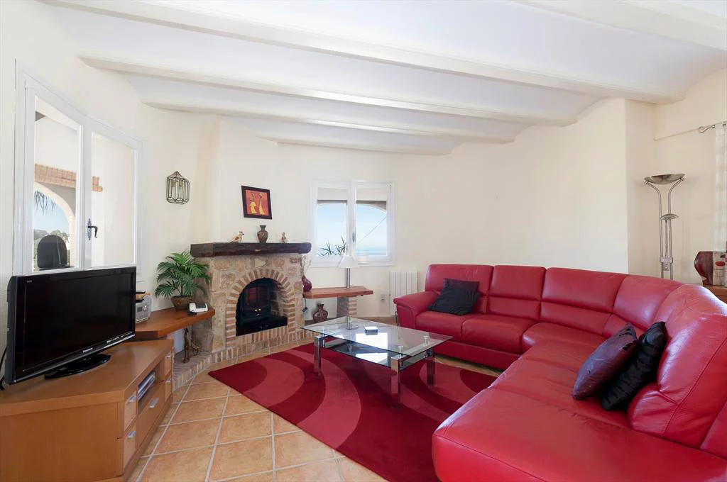 Sala de estar villa Cacauet Quality Rent a Villa