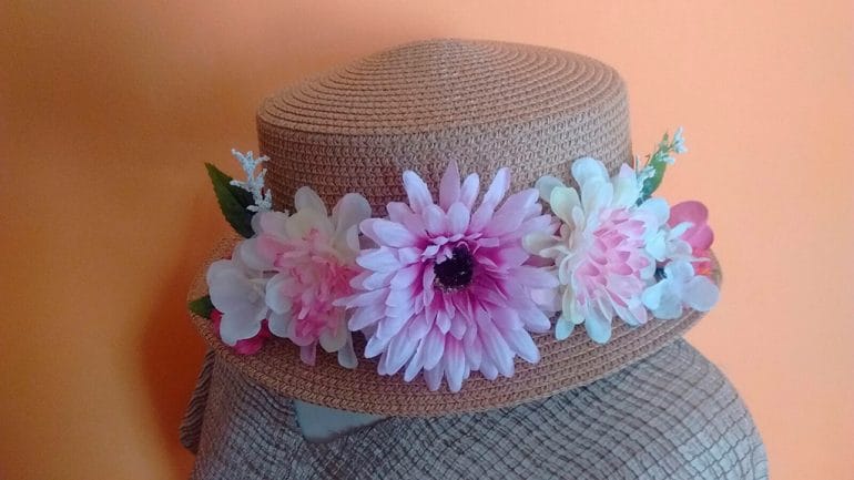 Tocado flores varias Doré