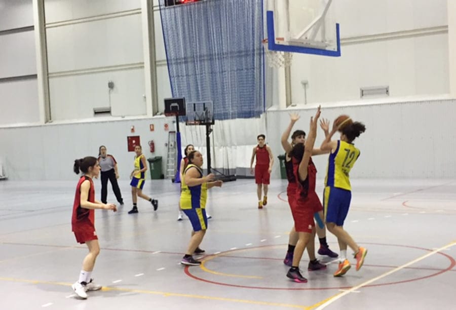 tote sapena recogiendo un rebote