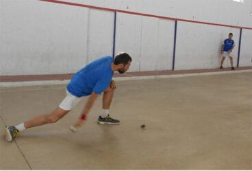 una de las partidas de la lliga comarcal de raspall