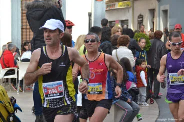 Vicente Miralles durante la carrera