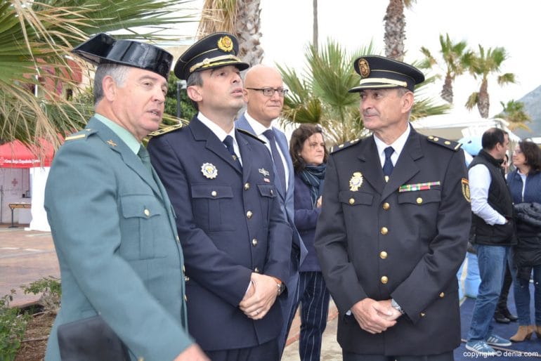 X Salón Náutico Dénia - Jefes de los cuerpos de seguridad