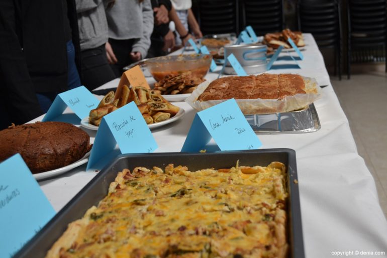 9º Mostra de Cocina Internacional en el María Ibars - Platos preparados por los alumnos