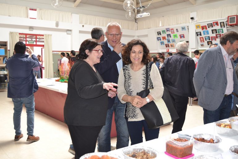 9º Mostra de Cocina Internacional en el María Ibars - Visita de las autoridades educativas