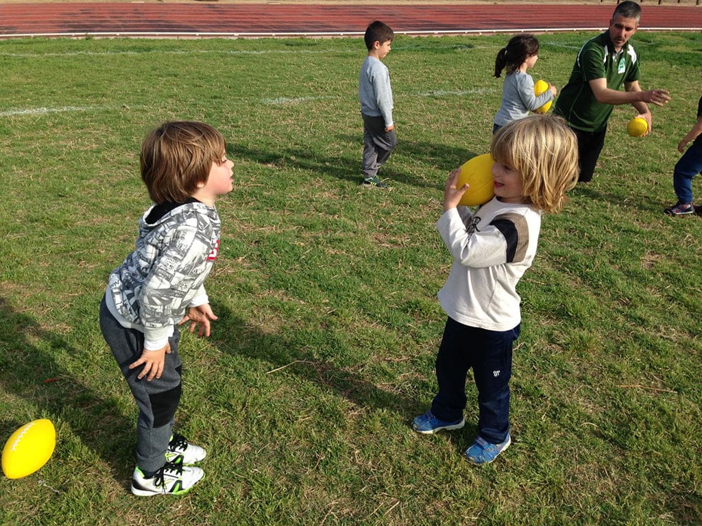 alumnos de la escuelita del rugby denia