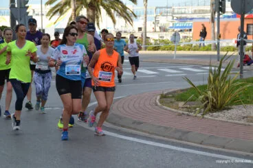 Atletas dianenses en la prueba