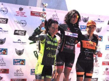 ayda parra en el podio de xalo