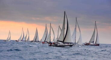 Barcos particpiantes en la Ruta de la Sal