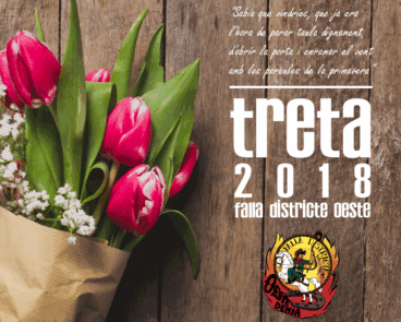 cartel de la treta 2018 de la falla oeste