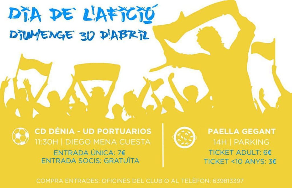 cartel fiesta del cd denia