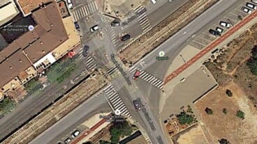 cruce de joan fuster con la calle diana