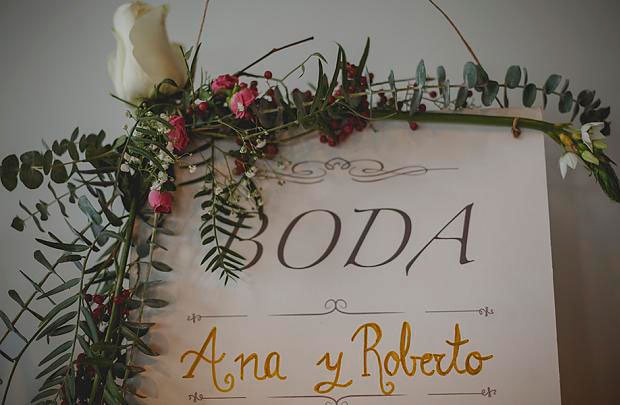 Decoración floral de boda Floristeria Azahar