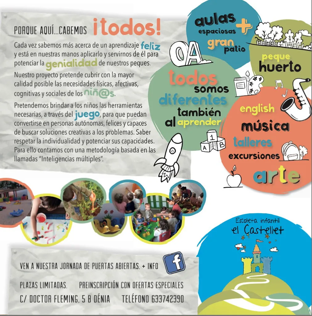 Escoleta El Castellet presenta su nuevo proyecto educativo el próximo 6 de mayo 2 el catellet reinauguracion