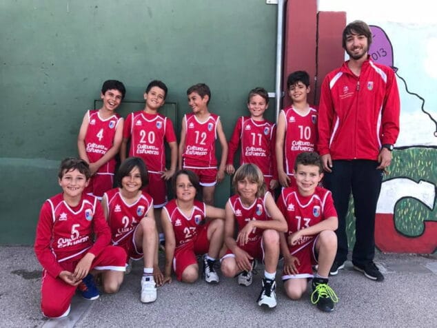equipo alevin del paidos denia