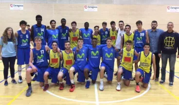 Equipo junior masculino con el Estudiantes Madrid