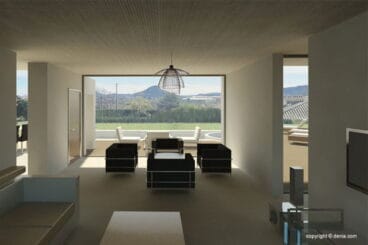 Interior de un proyecto de obra nueva – GV Arquitecnia