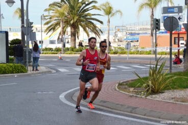 Jesús Galache y Félix Pont en la carrera