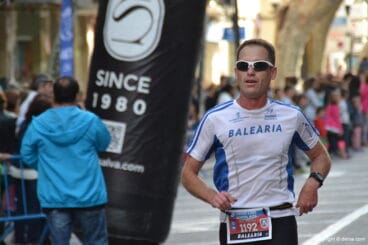 José Miguel Rafet llegando a meta