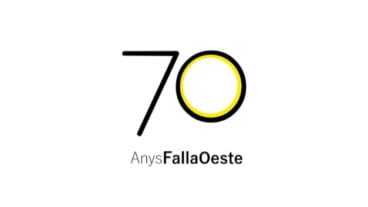 Logo del 70 aniversario de la falla Oeste