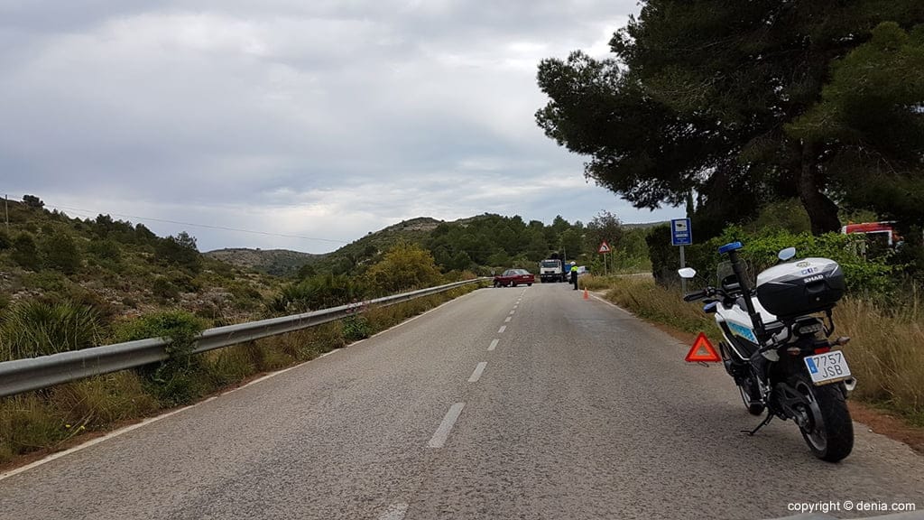 lugar del accidente en les planes 1
