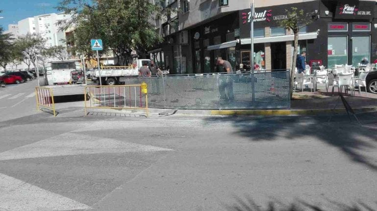 Obras de mejora en las inmediaciones del Vessanes