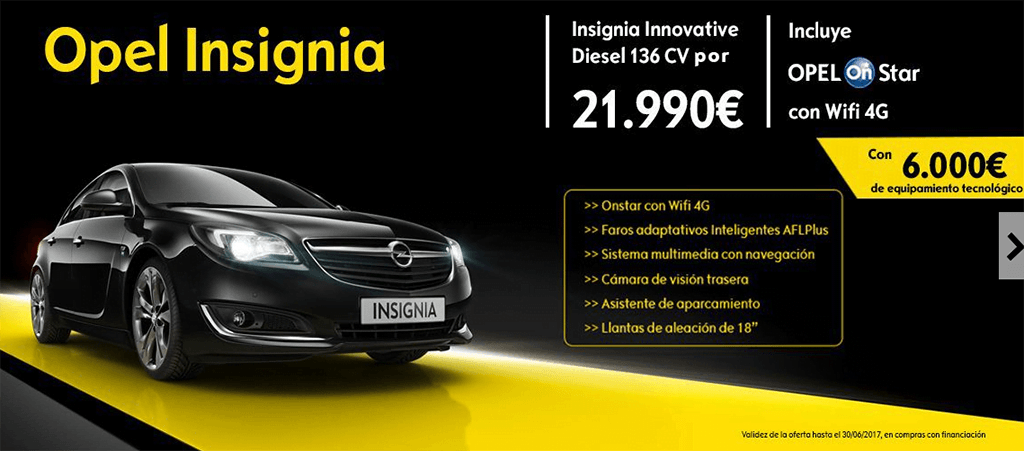 opel insignia promocion auto denia motors