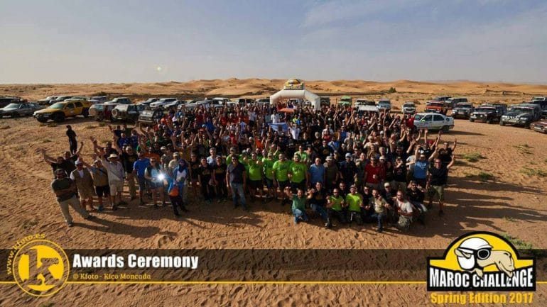 Participantes en el Maroc Challenge 2017