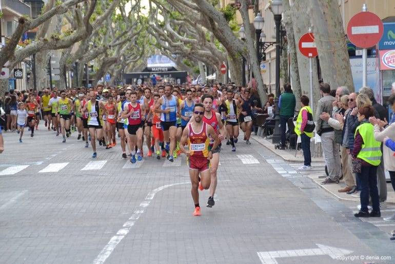 Primeros metros de la carrera