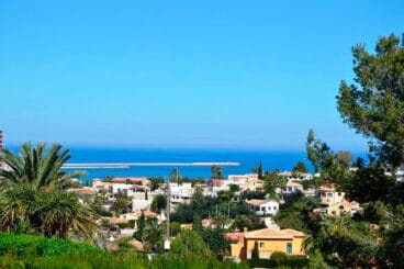 Vistas al mar y a la montaña desde el Chalet