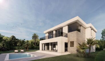 Vivienda con piscina  GV Arquitecnia