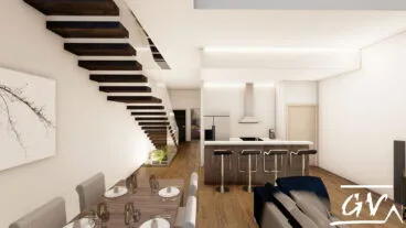 Vivienda entre medianeras en Museros (Valencia), un proyecto de interiorismo de de GV Arquitecnia