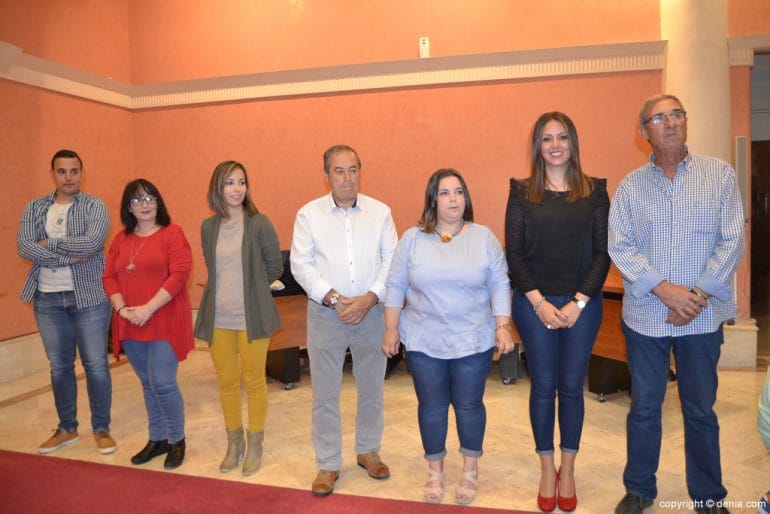 Nueva Junta Local Fallera de Dénia - Miembros de la JLF